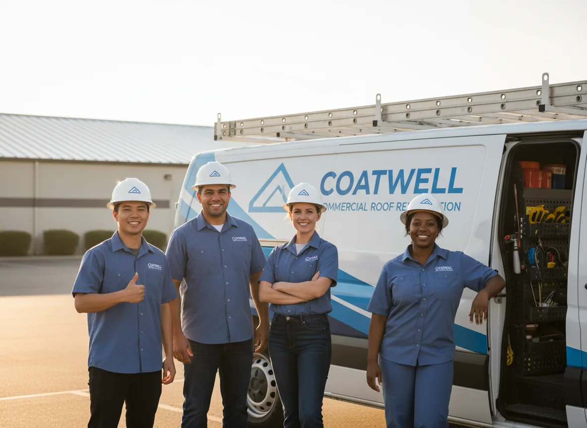 Commercial roof coating company in Maryneal, TX